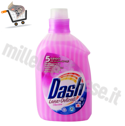DASH LANA E DELICATI CLASSICO LT.1 - Lavatrice Ecodosi e Liquidi