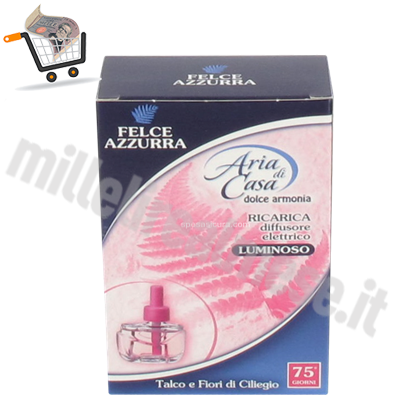 RICARICA DIFFUSORE ELETTRICO FELCE ARIA CILIEGIO FELCE AZZURRA - Deodoranti  per Ambienti - Igiene Casa - SUPERMERCATO